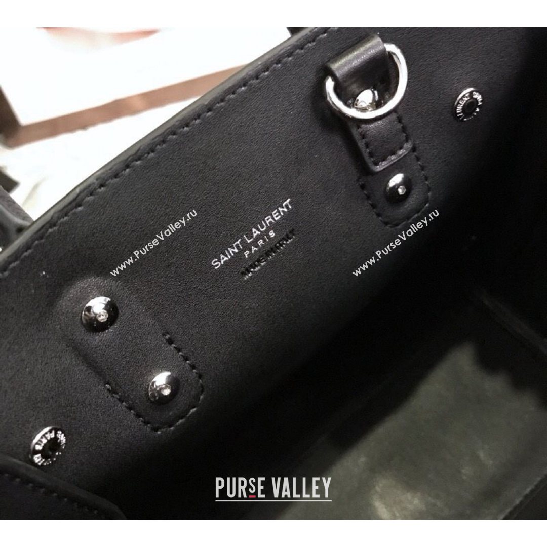 Saint Laurent Classic Nano Sac De Jour Bag in Grained Calfskin Black 2021 (YID-210825056)