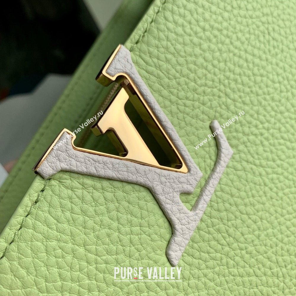 Louis Vuitton Capucines Mini Bag in Taurillon Leather M21689 Green 2024 (K-24091403)