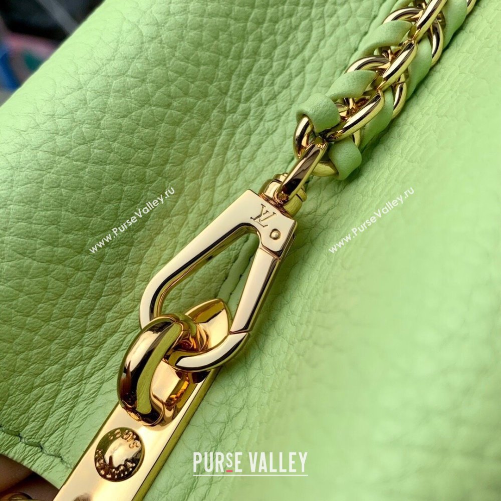 Louis Vuitton Capucines Mini Bag in Taurillon Leather M21689 Green 2024 (K-24091403)