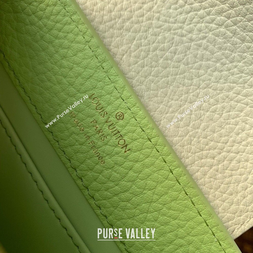 Louis Vuitton Capucines Mini Bag in Taurillon Leather M21689 Green 2024 (K-24091403)