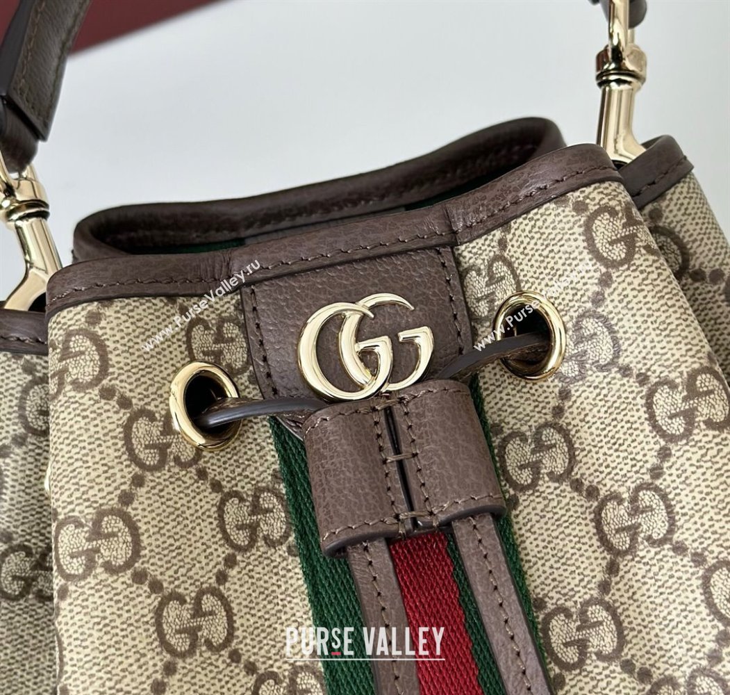 Gucci Ophidia GG Canvas Small Bucket Bag 2025 841313 (DLH-250808003)
