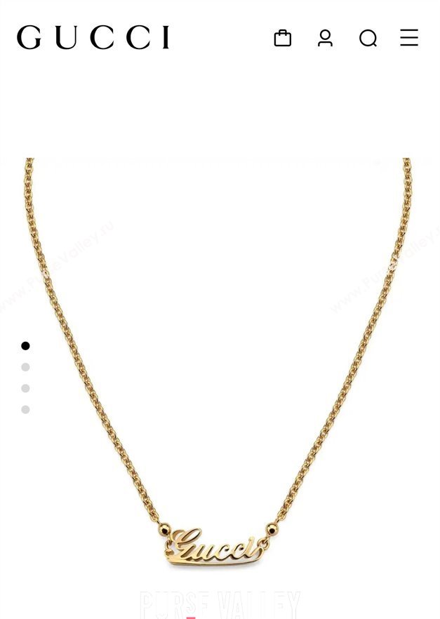 Gucci Necklace G110434 Gold 2024 (YF-24110434)