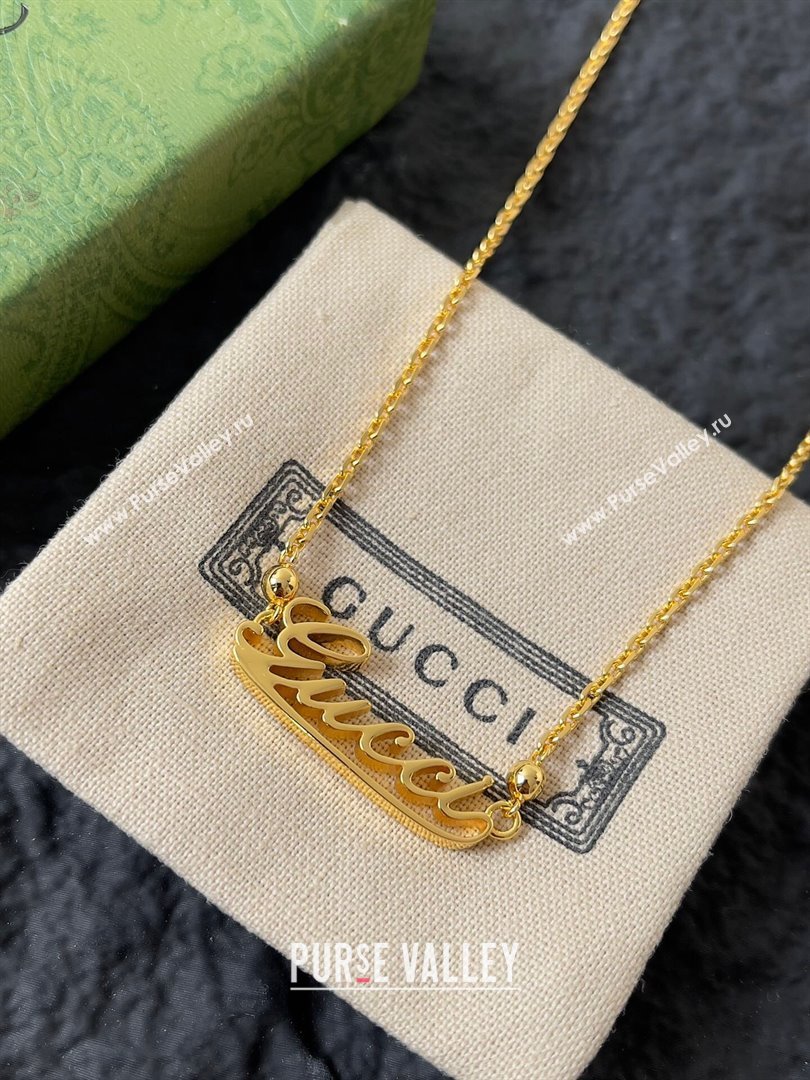 Gucci Necklace G110434 Gold 2024 (YF-24110434)