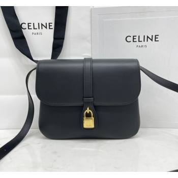 Celine Medium Tabou Shoulder Bag in Smooth Calfskin Black 2021 196583 (BL-21090409)