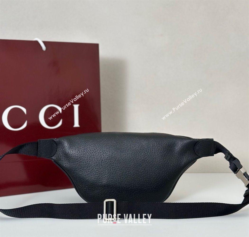Gucci Ophidia Black Leather Small Belt Bag 2025 839106 (DLH-250808007)