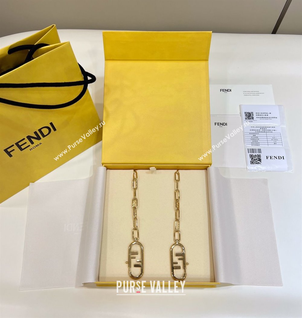 Fendi TIMELESS Strap You Gold-colored Metal Shoulder Strap 999 2024 Top (CL-24090703)