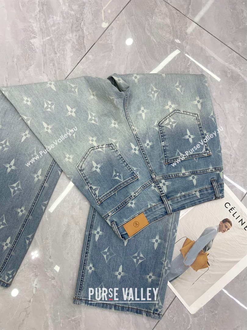 Louis Vuitton Denim Jeans LV040318 Blue 2024 (Q-24040318 )
