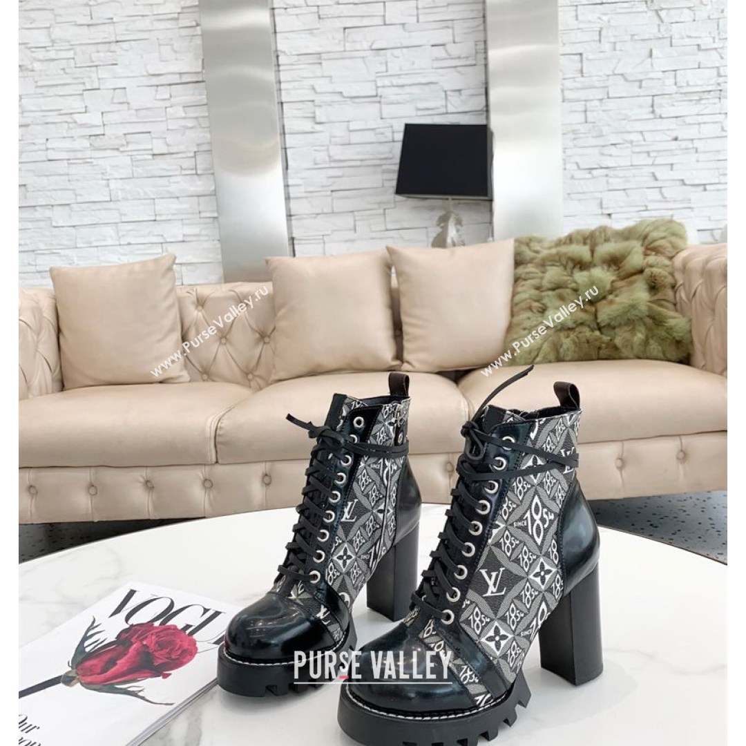 Louis Vuitton Since 1854 Star Trail Ankle Boots Grey 2021 (MD-21081004)