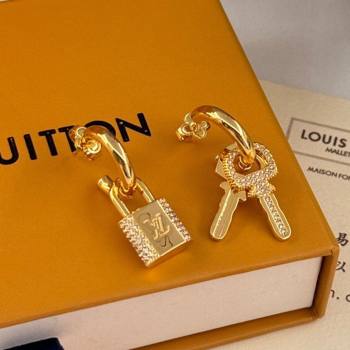 Louis Vuitton LV Padlock Earrings LV111115 Gold 2024 (YF-24111115)