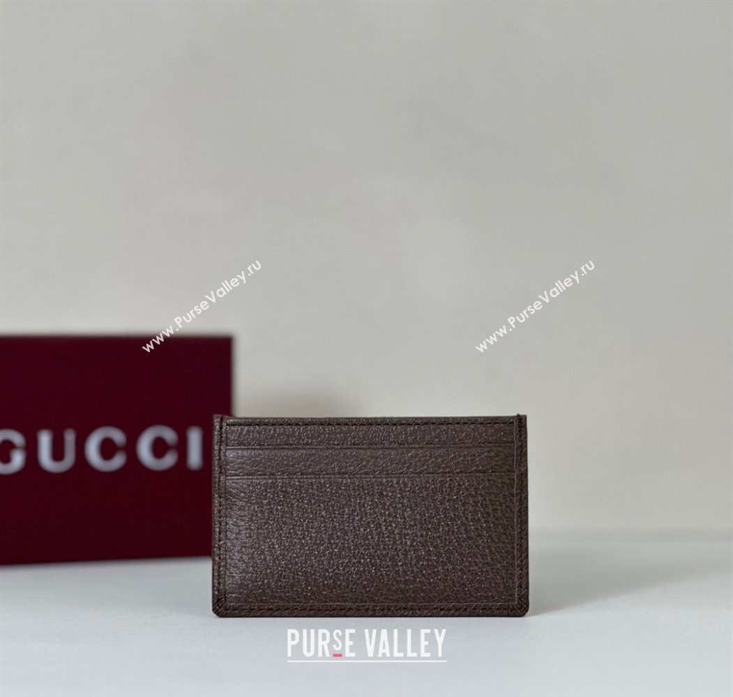 Gucci Ophidia GG Canvas Card Case Wallet Beige/Brown 2025 834795 (DLH-250808028)