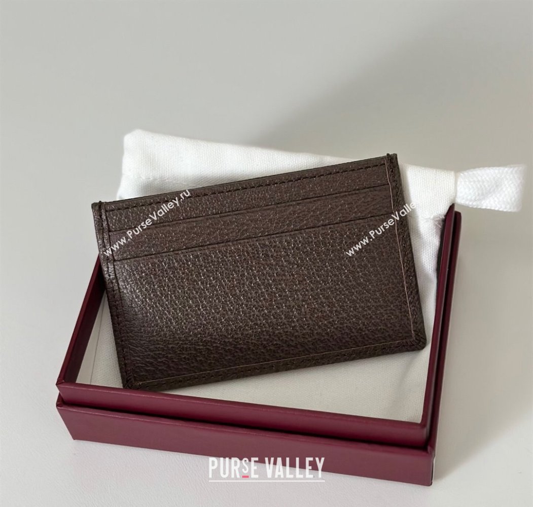 Gucci Ophidia GG Canvas Card Case Wallet Beige/Brown 2025 834795 (DLH-250808028)