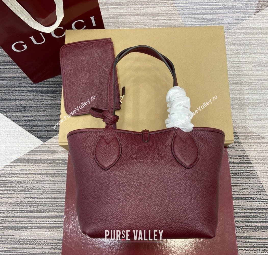 Gucci Totissima small reversible tote bag Ancora Red 2025 ‎839124 (DLH-250808030)
