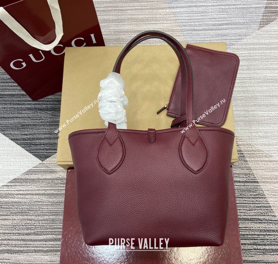 Gucci Totissima small reversible tote bag Ancora Red 2025 ‎839124 (DLH-250808030)