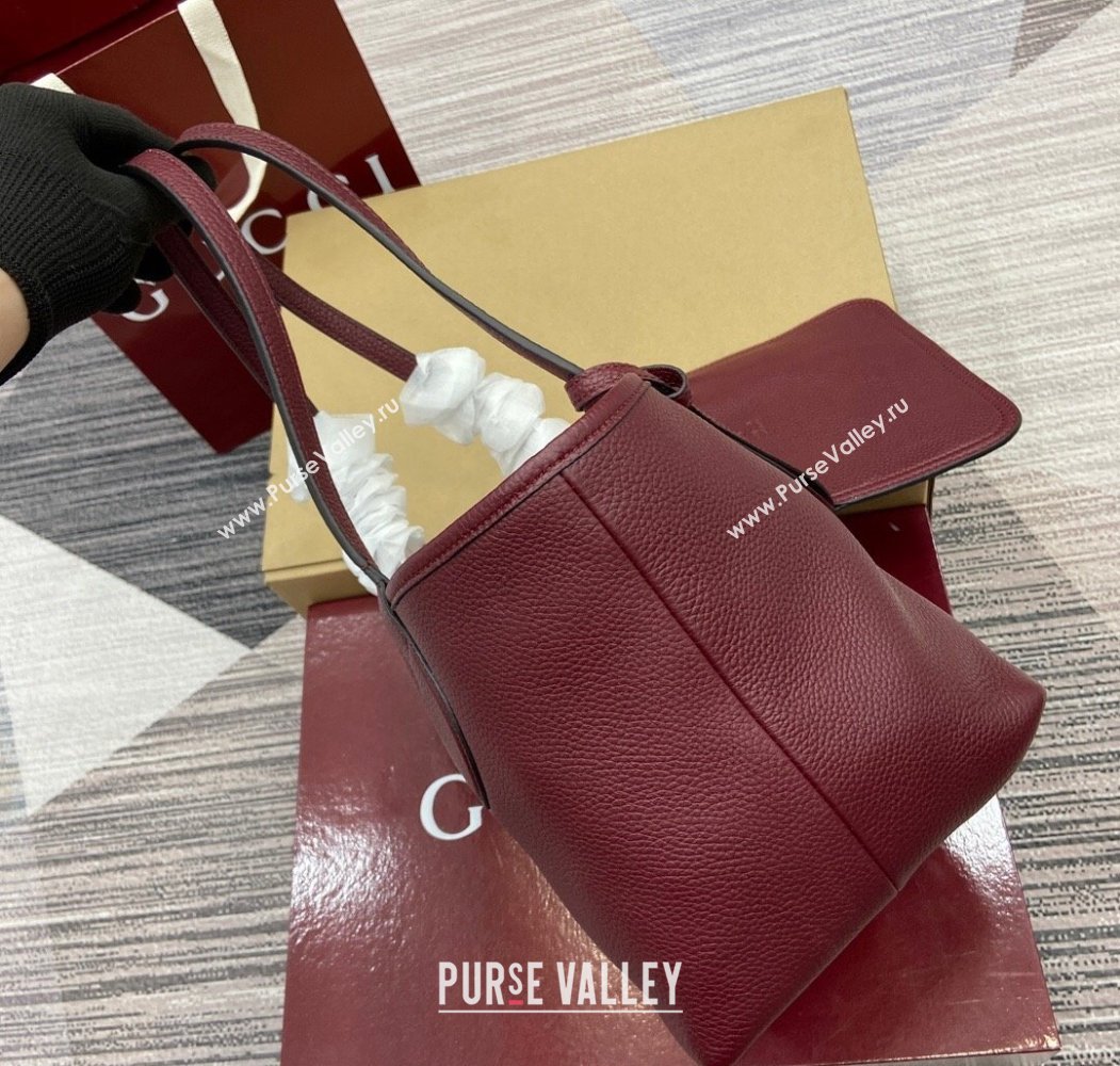 Gucci Totissima small reversible tote bag Ancora Red 2025 ‎839124 (DLH-250808030)