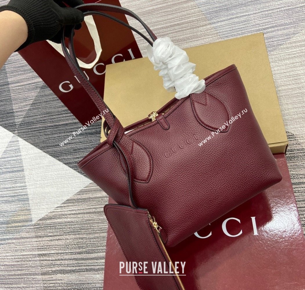 Gucci Totissima small reversible tote bag Ancora Red 2025 ‎839124 (DLH-250808030)