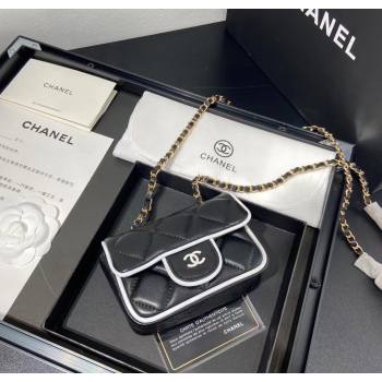 Chanel Leather Clutch with Chain Black 2025 0618 (99-250618016)