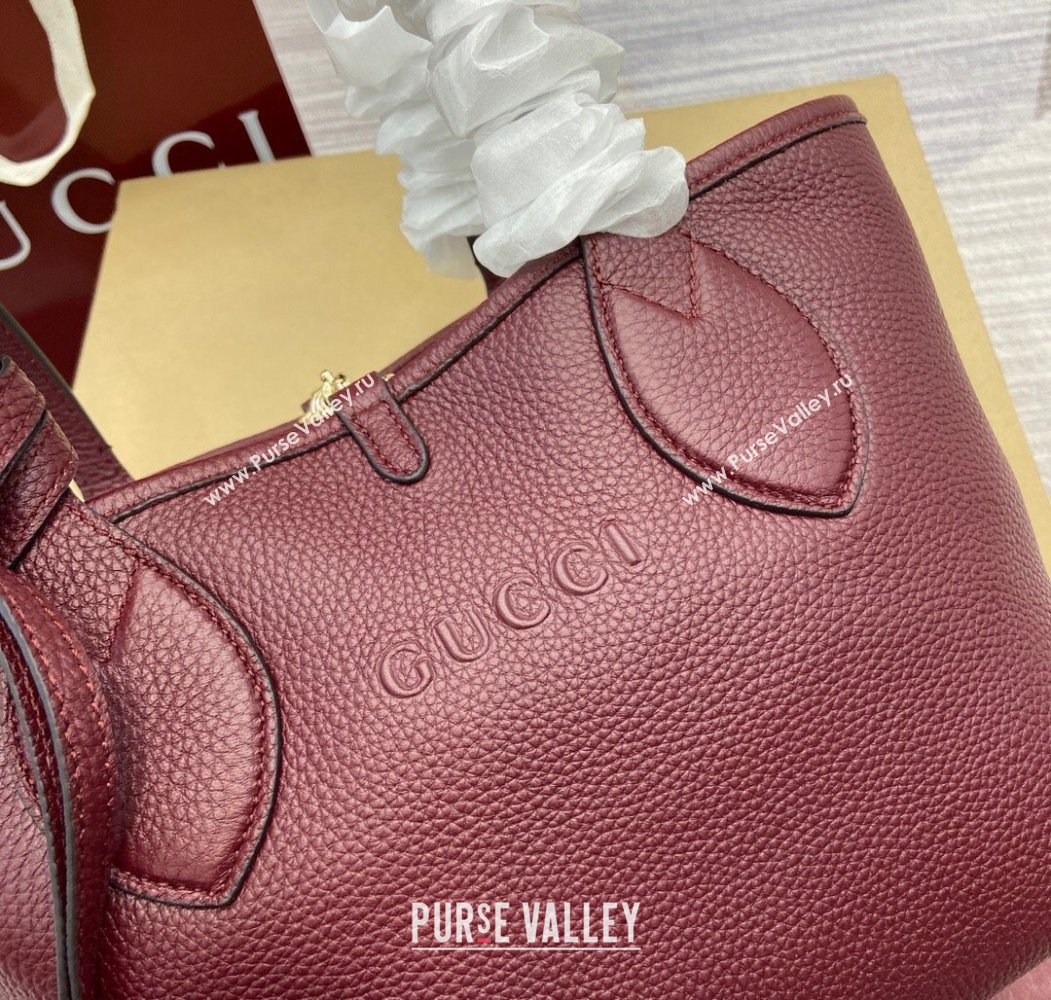 Gucci Totissima small reversible tote bag Ancora Red 2025 ‎839124 (DLH-250808030)