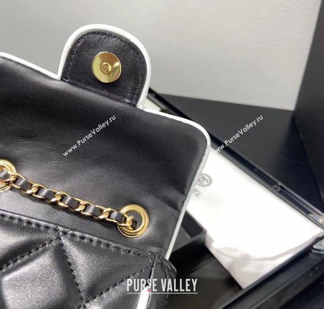 Chanel Leather Clutch with Chain Black 2025 0618 (99-250618016)