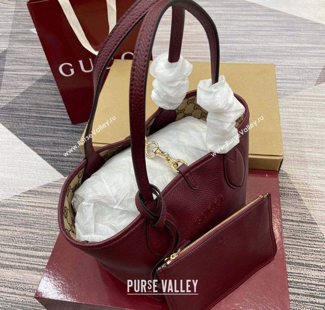 Gucci Totissima small reversible tote bag Ancora Red 2025 ‎839124 (DLH-250808030)