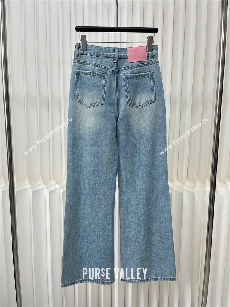 Chanel Crystal Denim Jeans CH040326 Blue 2024 (LT-24040326)