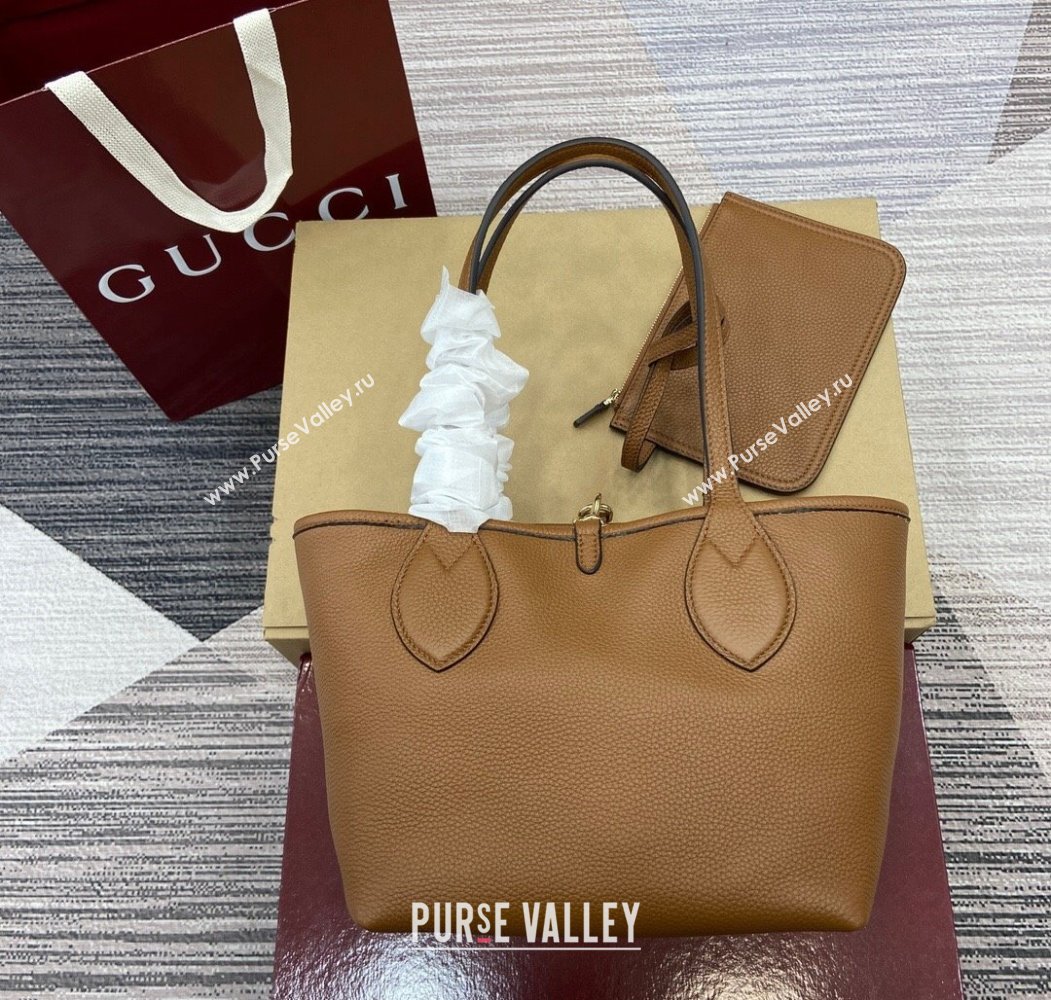 Gucci Totissima small reversible tote bag Brown 2025 ‎839124 (DLH-250808031)
