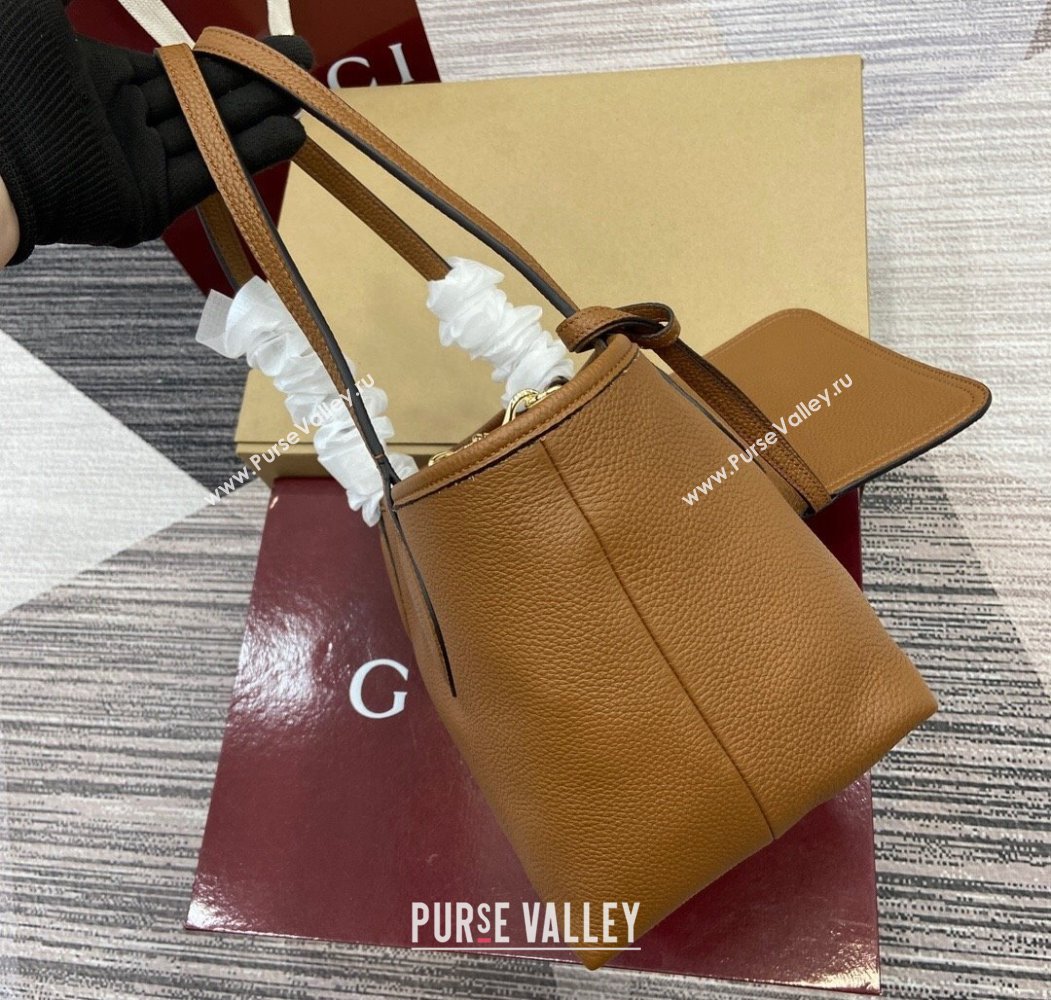Gucci Totissima small reversible tote bag Brown 2025 ‎839124 (DLH-250808031)