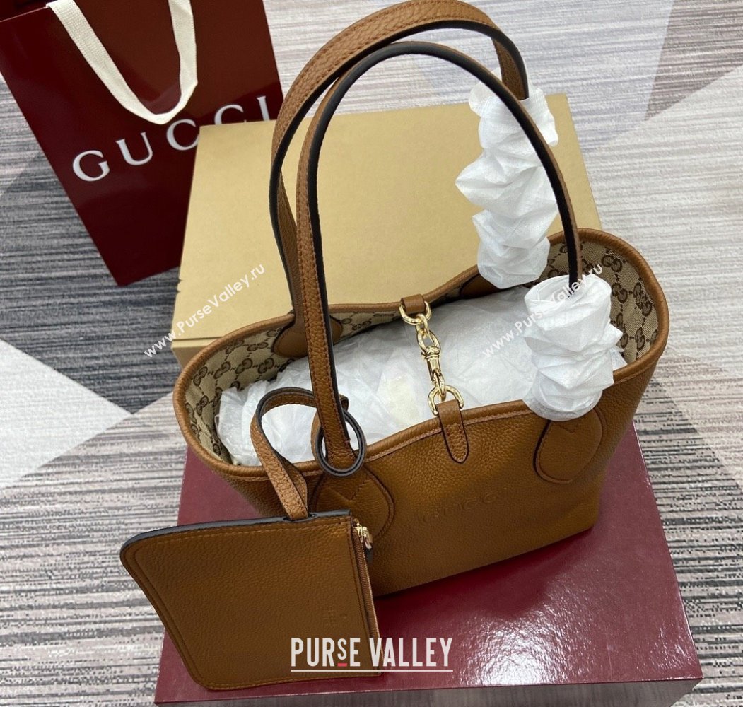 Gucci Totissima small reversible tote bag Brown 2025 ‎839124 (DLH-250808031)