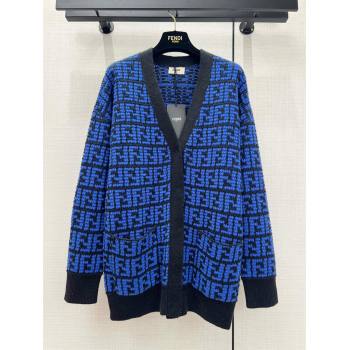 Fendi FF Cardigan F122520 Blue 2023 (Q-23122520)