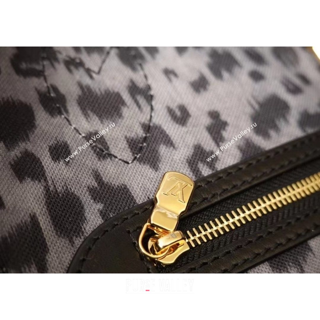 Louis Vuitton Neverfull MM Tote Bag in Black Monogram Canvas M45818 2021 (K-210826051)
