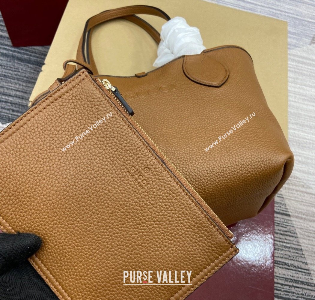 Gucci Totissima small reversible tote bag Brown 2025 ‎839124 (DLH-250808031)