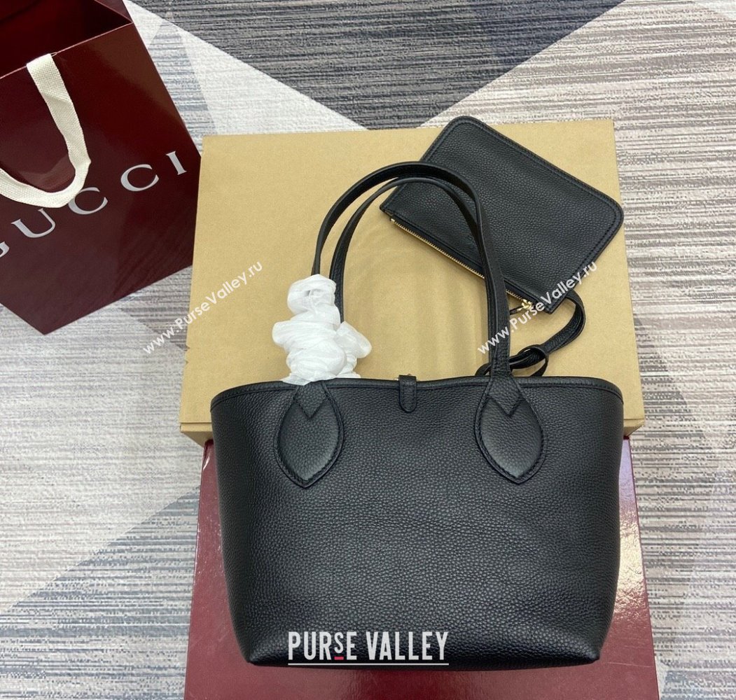 Gucci Totissima small reversible tote bag Black 2025 ‎839124 (DLH-250808032)