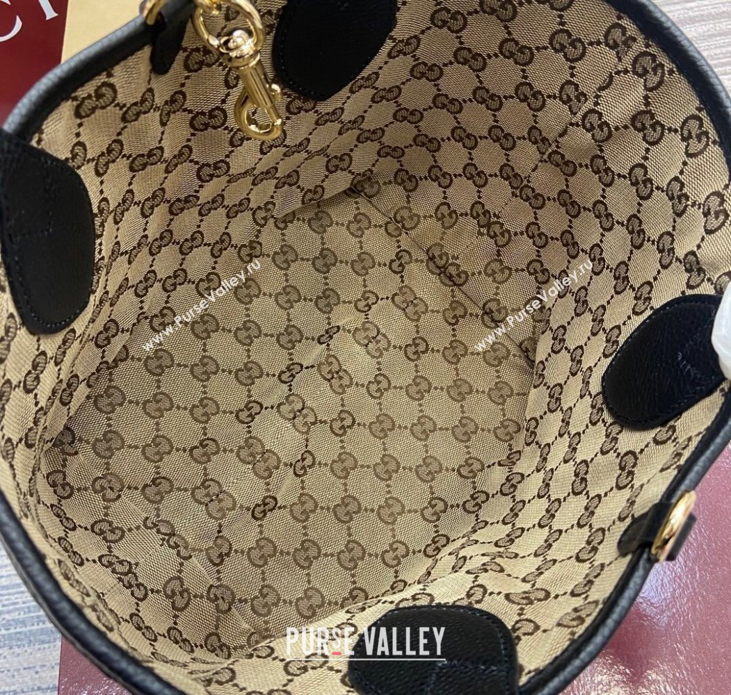 Gucci Totissima small reversible tote bag Black 2025 ‎839124 (DLH-250808032)