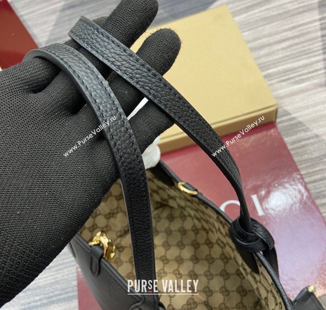Gucci Totissima small reversible tote bag Black 2025 ‎839124 (DLH-250808032)