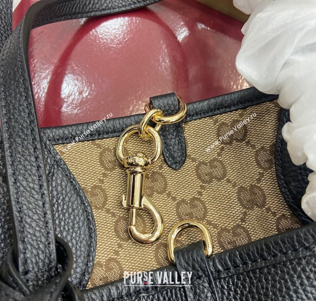 Gucci Totissima small reversible tote bag Black 2025 ‎839124 (DLH-250808032)