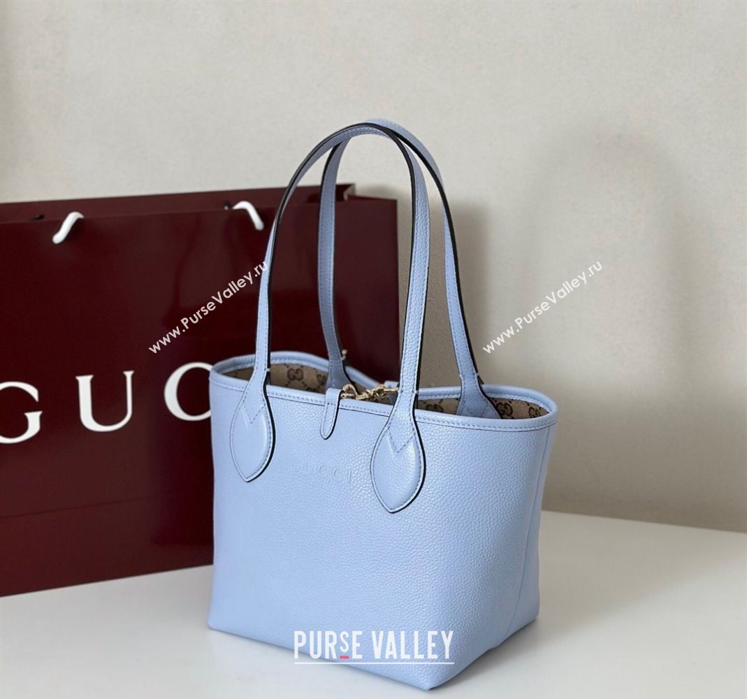 Gucci Totissima small reversible tote bag Light Blue 2025 ‎839124 (DLH-251124129)