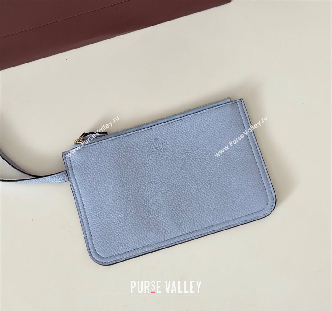 Gucci Totissima small reversible tote bag Light Blue 2025 ‎839124 (DLH-251124129)