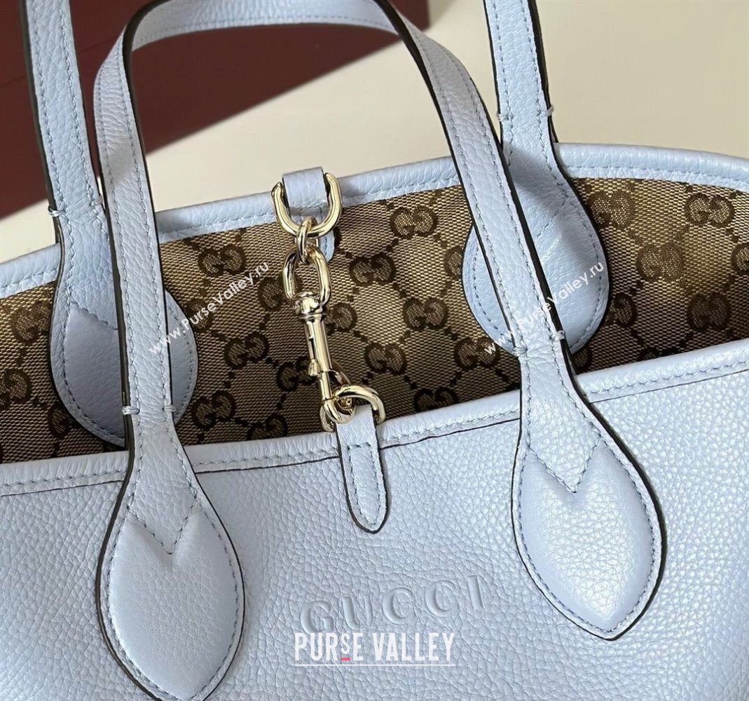 Gucci Totissima small reversible tote bag Light Blue 2025 ‎839124 (DLH-251124129)