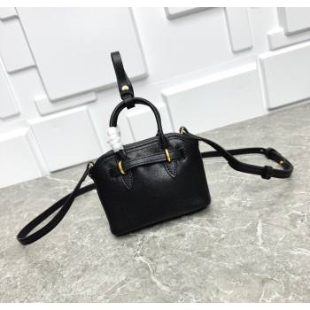 Miu Miu Leather trick Micro bag Black 2025 5NR037 (99-250618034)