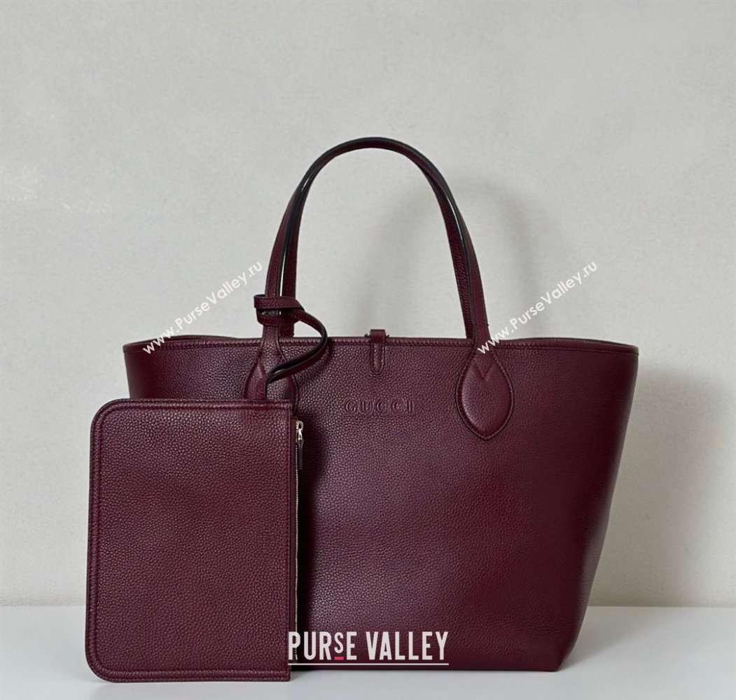 Gucci Totissima Large reversible tote bag Ancora Red 2025 ‎839112 (DLH-250808034)