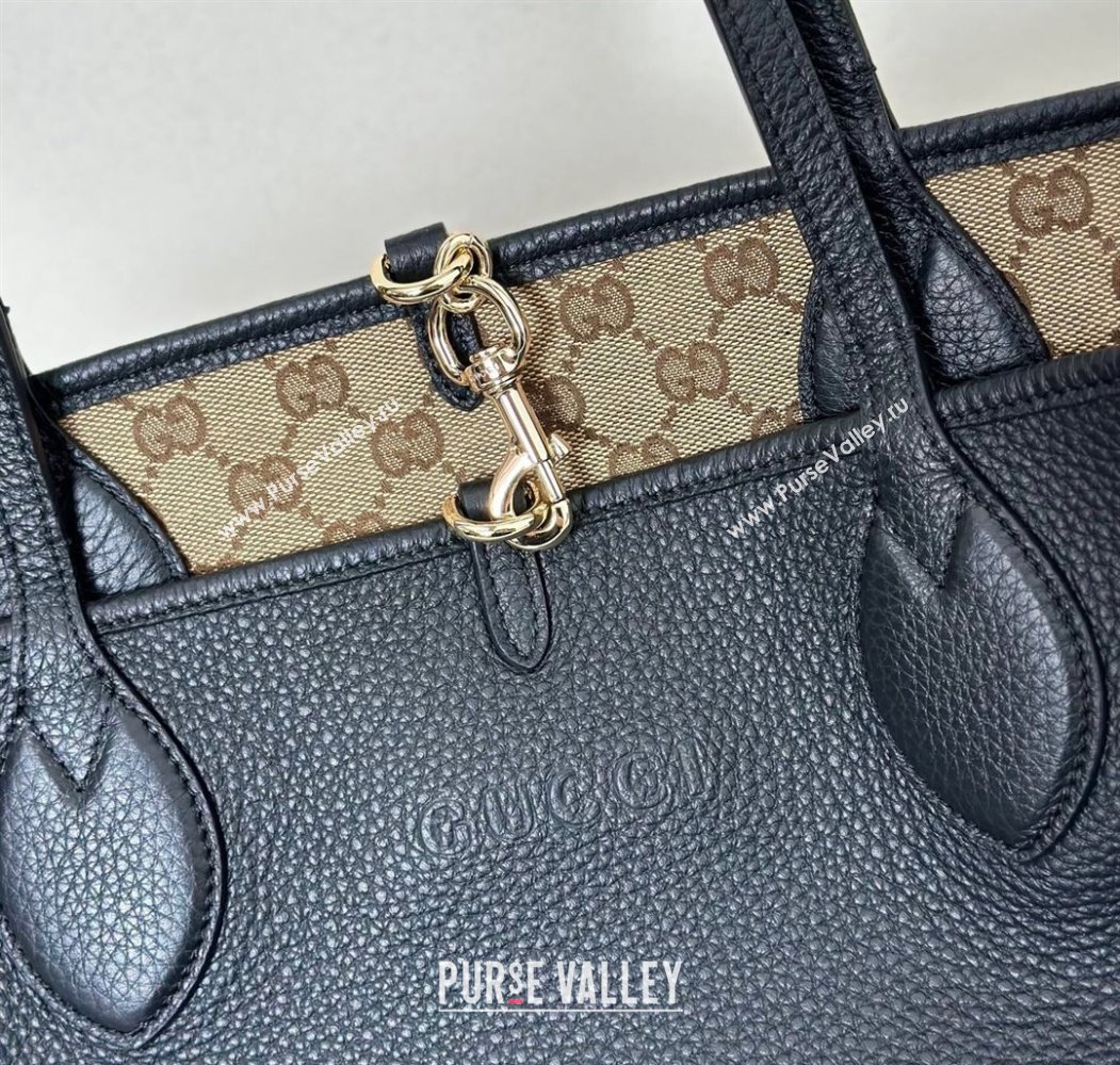 Gucci Totissima Large reversible tote bag Black 2025 ‎839112 (DLH-250808035)