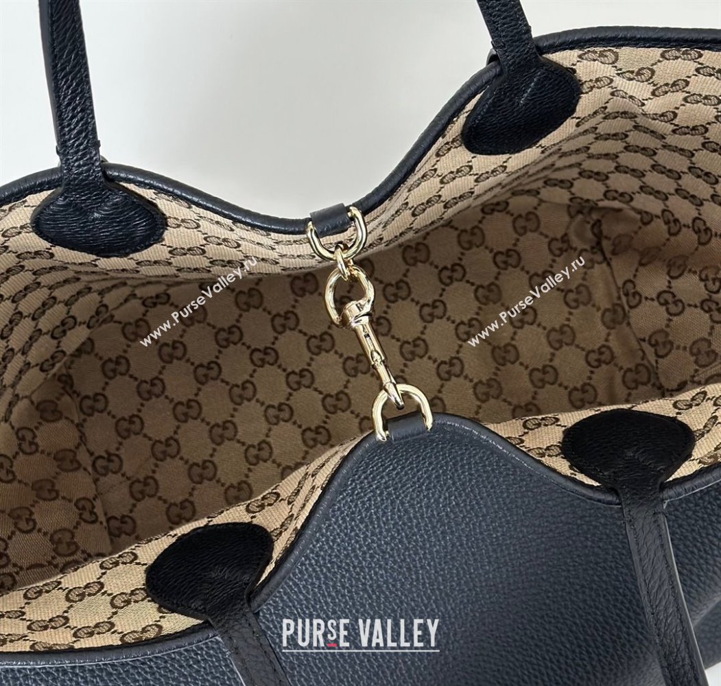 Gucci Totissima Large reversible tote bag Black 2025 ‎839112 (DLH-250808035)
