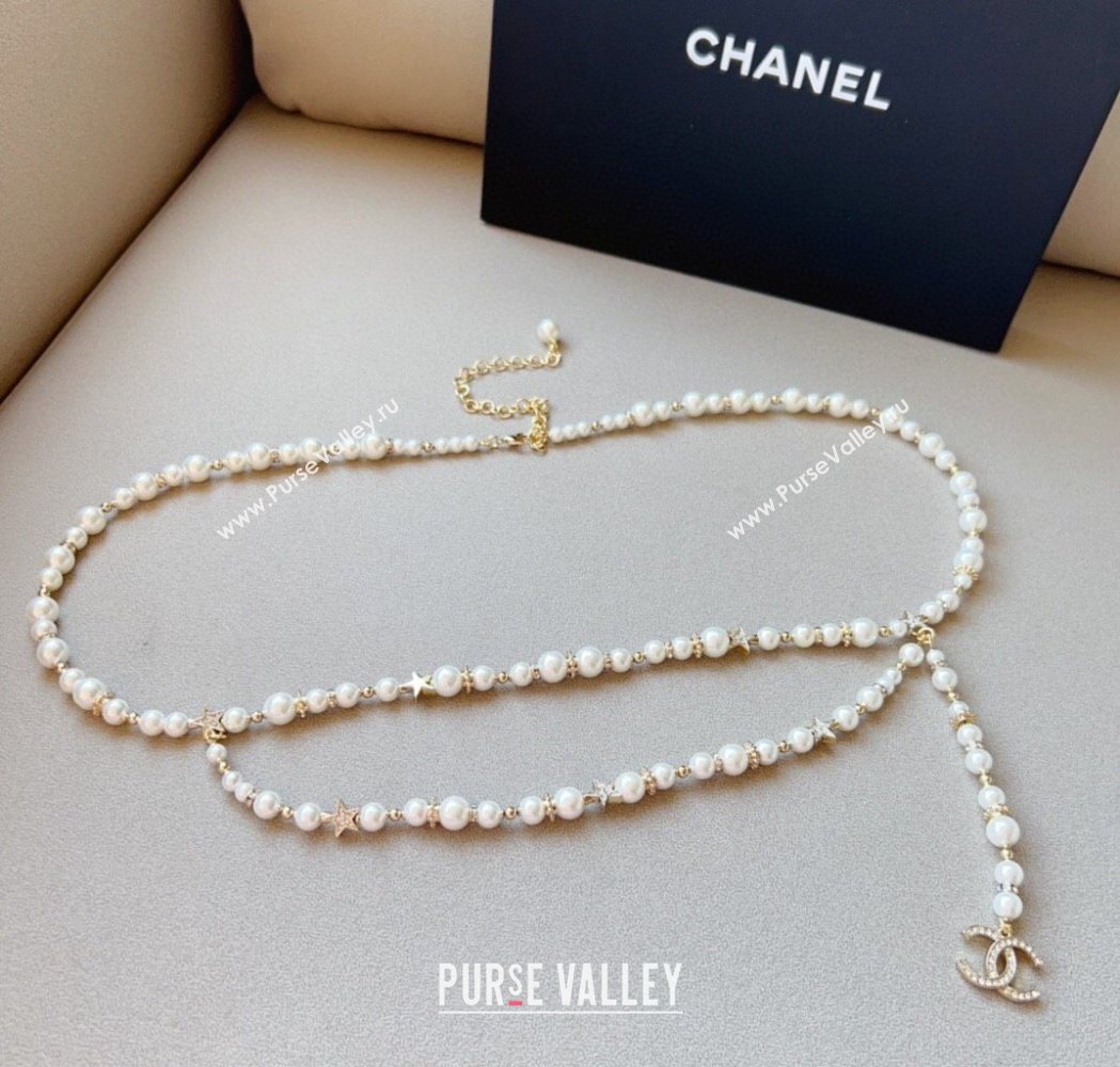Chanel Pearls Chain Belt 2025 0618 (99-250618057)