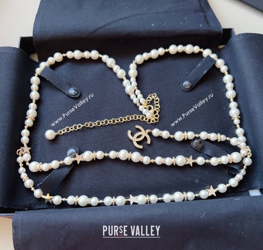 Chanel Pearls Chain Belt 2025 0618 (99-250618057)