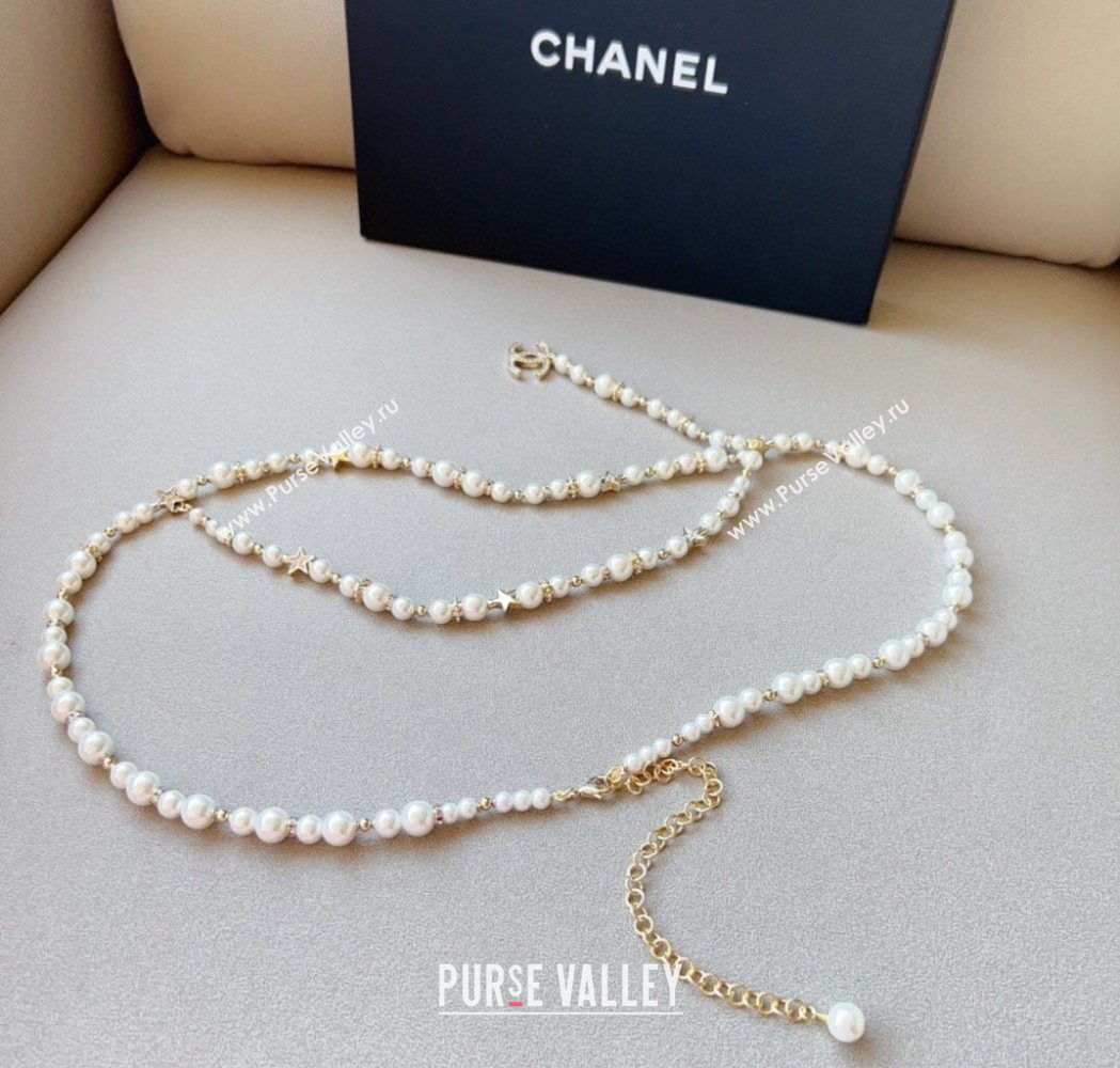 Chanel Pearls Chain Belt 2025 0618 (99-250618057)