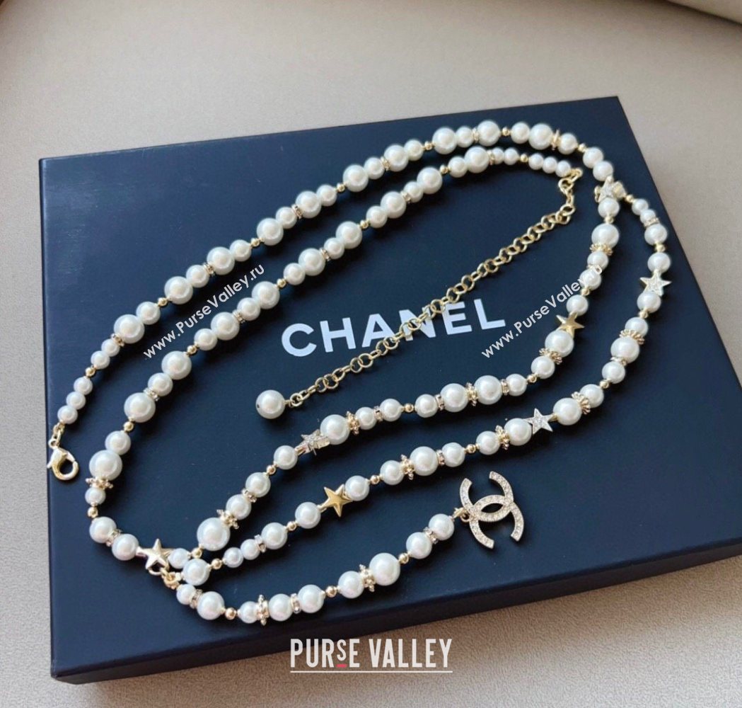 Chanel Pearls Chain Belt 2025 0618 (99-250618057)