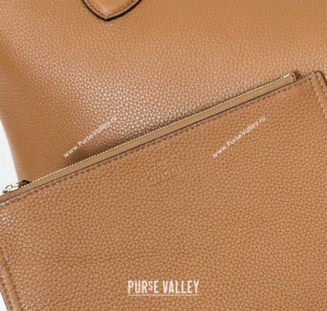 Gucci Totissima Large reversible tote bag Brown 2025 ‎839112 (DLH-250808036)