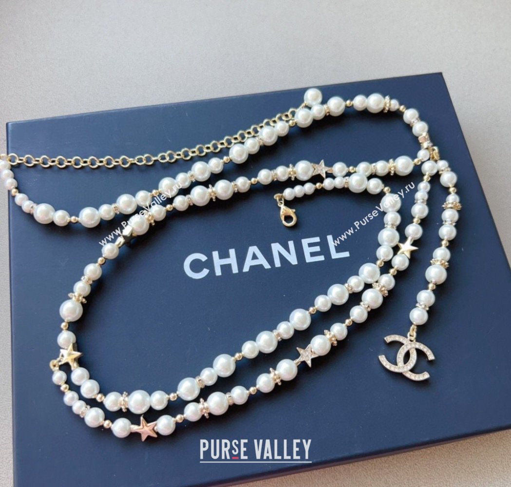 Chanel Pearls Chain Belt 2025 0618 (99-250618057)