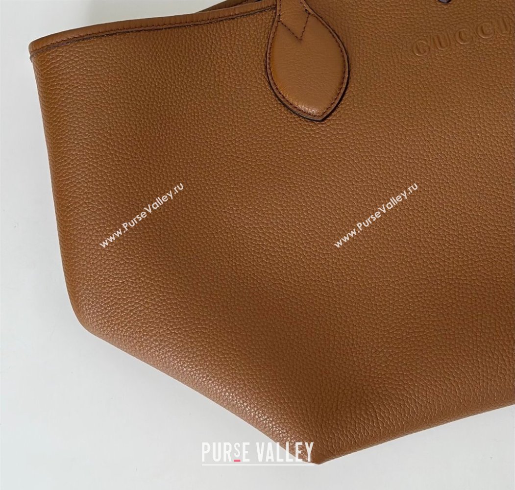 Gucci Totissima Large reversible tote bag Brown 2025 ‎839112 (DLH-250808036)