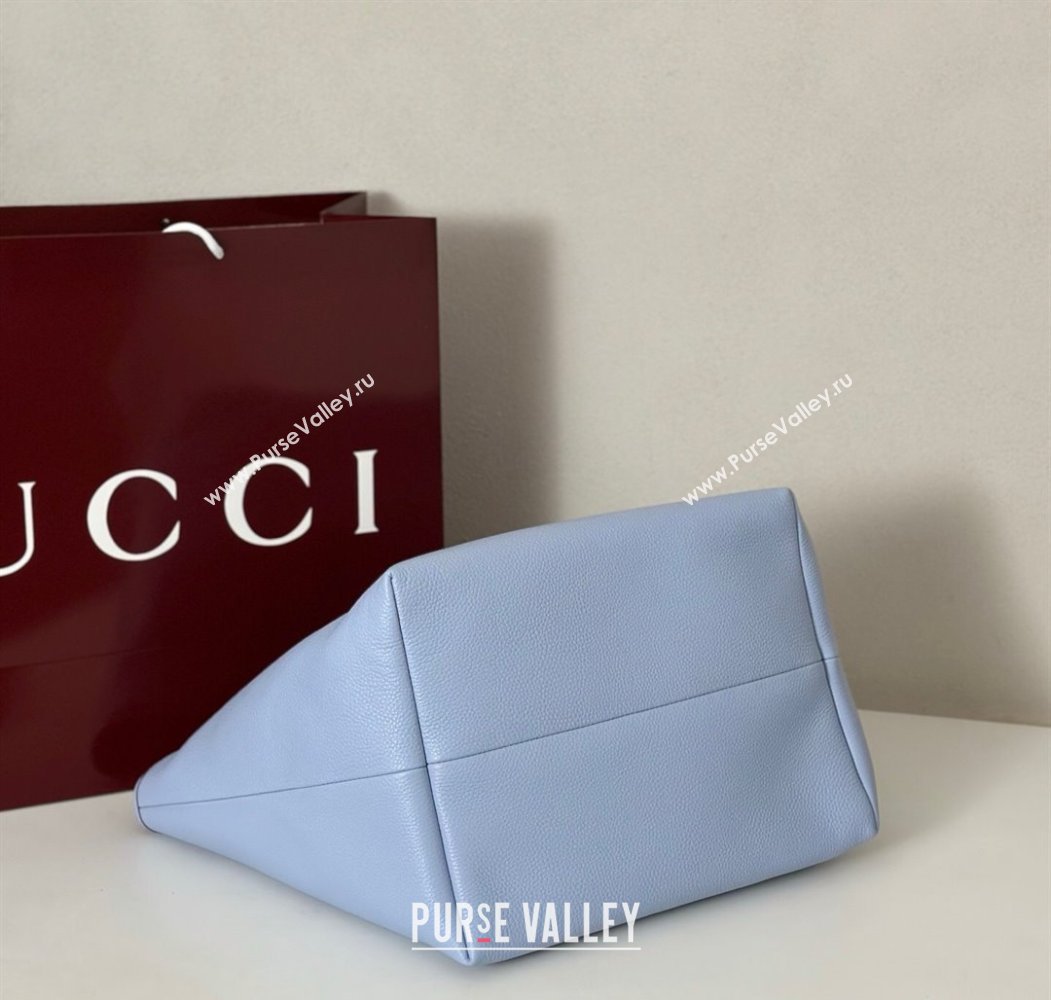 Gucci Totissima Large reversible tote bag Light Blue 2025 ‎839112 (DLH-250808037)