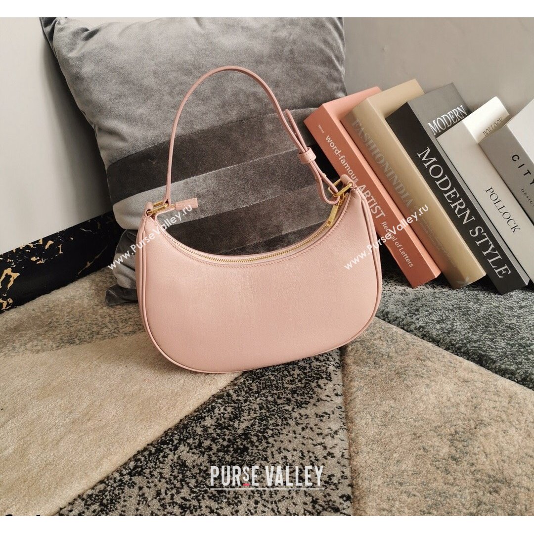 Celine Ava Hobo Bag in Smooth Calfskin Leather Light Pink 2021 (BL-21090426)